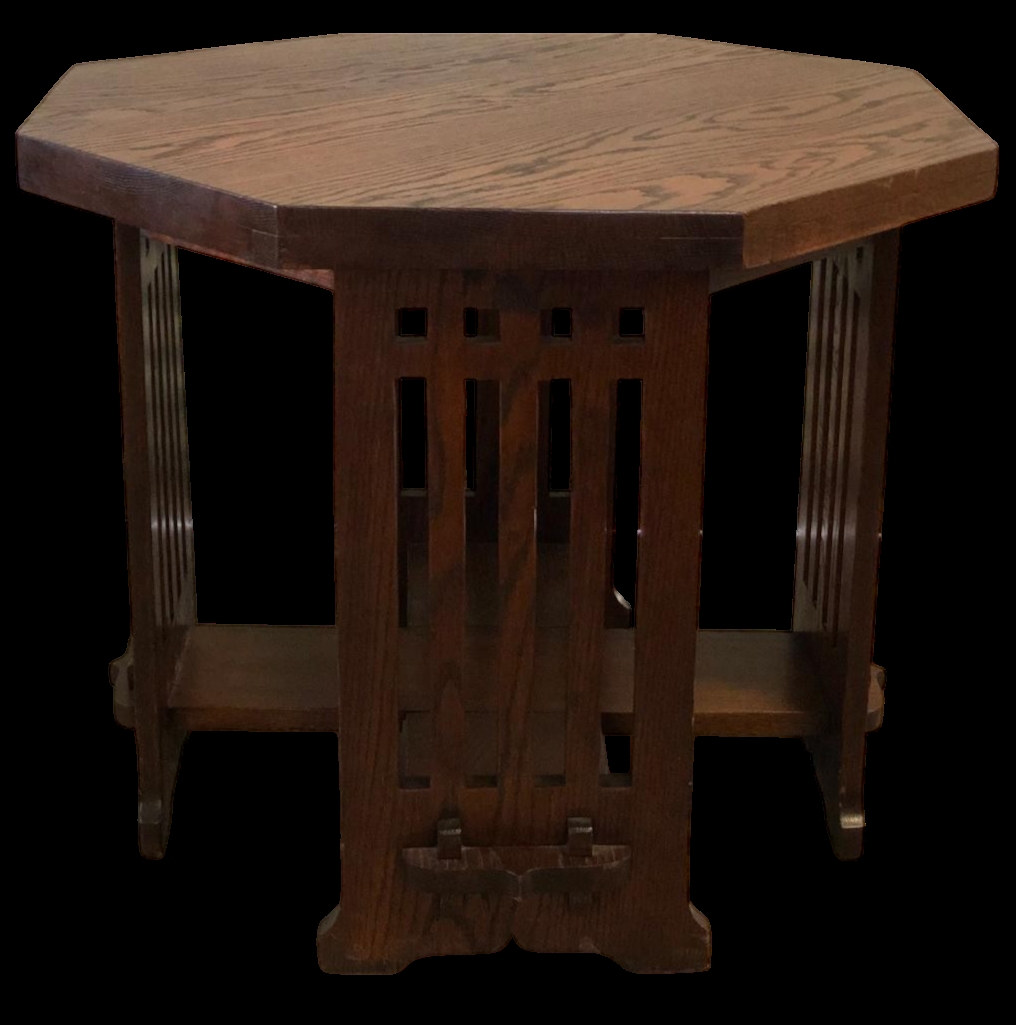 Charles Limbert | Limbert Octagonal Oak Library Table | MutualArt
