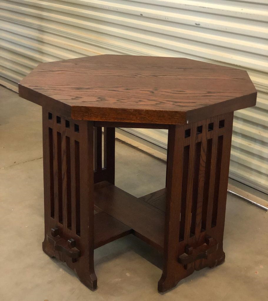 Charles Limbert | Limbert Octagonal Oak Library Table | MutualArt