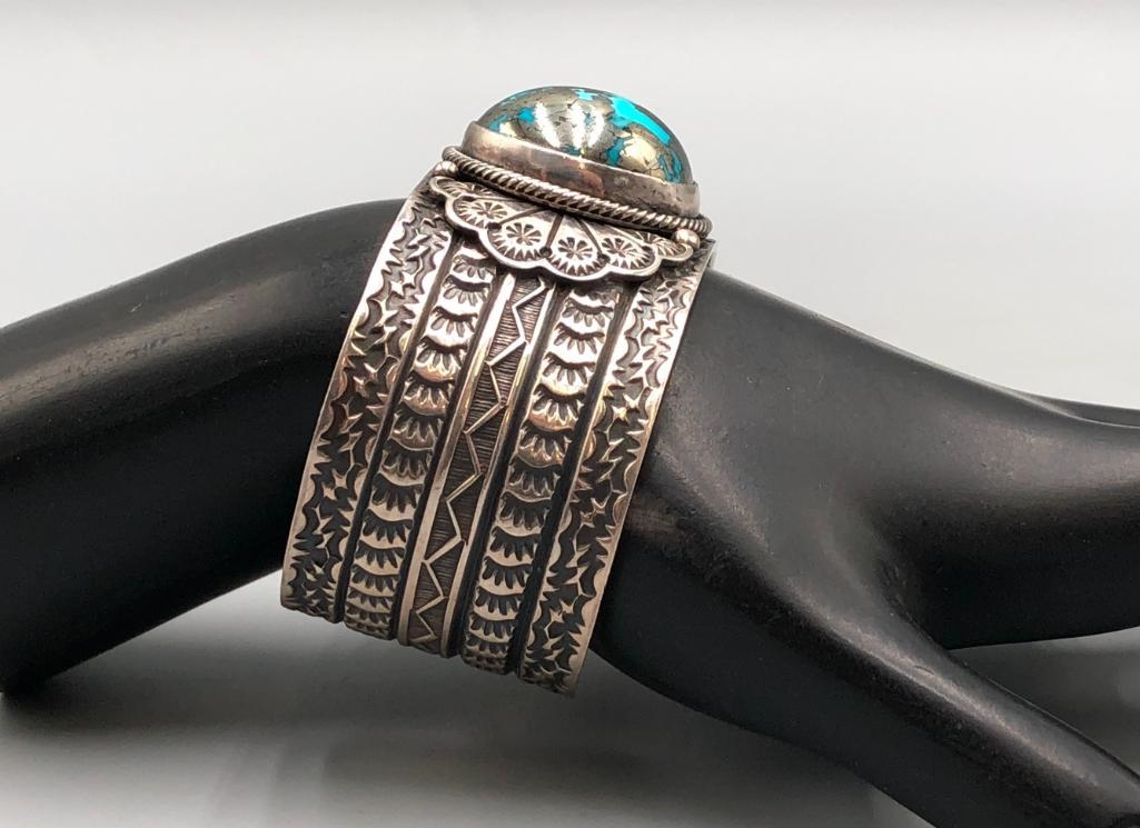 Sunshine Reeves | Sunshine Reeves Morenci Turquoise Bracelet (1964 ...