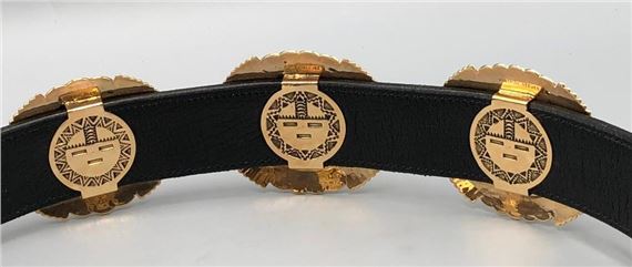 Sunshine Reeves | 21.75 Ounce Solid Gold Concho Belt By Sunshine Reeves ...