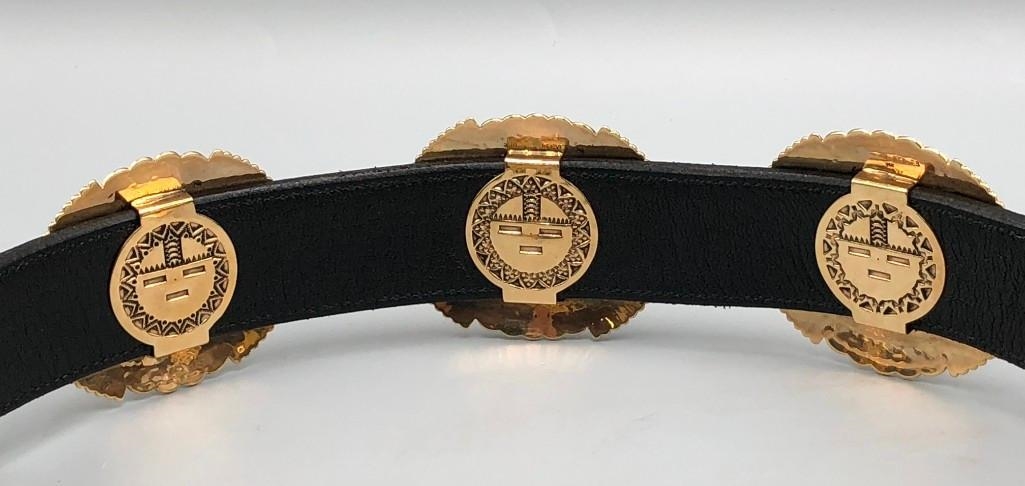 Sunshine Reeves | 21.75 Ounce Solid Gold Concho Belt By Sunshine Reeves ...