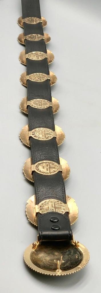 Sunshine Reeves | 21.75 Ounce Solid Gold Concho Belt By Sunshine Reeves ...
