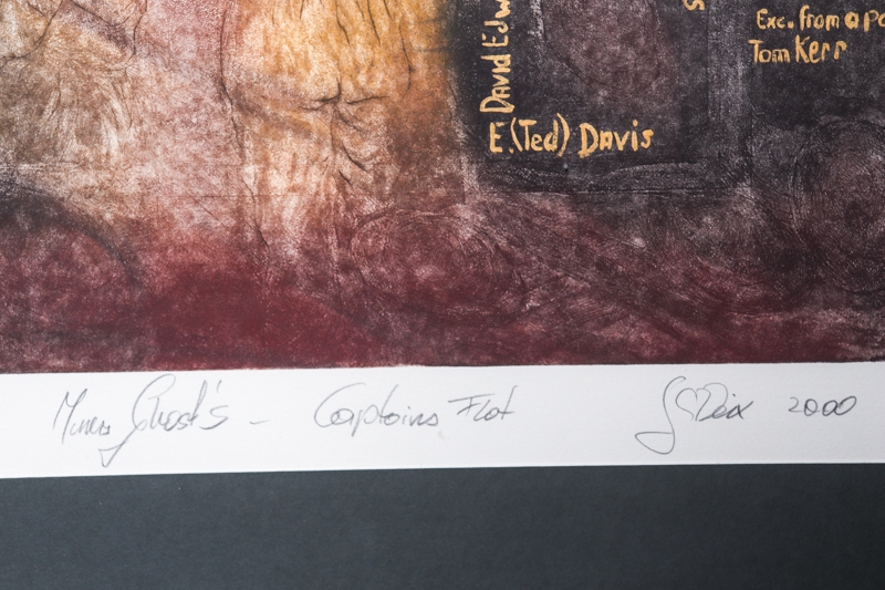 Artwork by Gunther Deix, Miners Ghost, Made of lithograph on paper