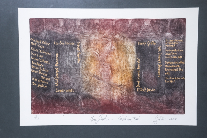 Artwork by Gunther Deix, Miners Ghost, Made of lithograph on paper