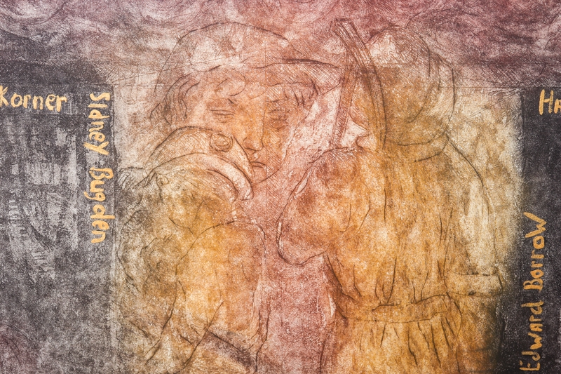 Artwork by Gunther Deix, Miners Ghost, Made of lithograph on paper