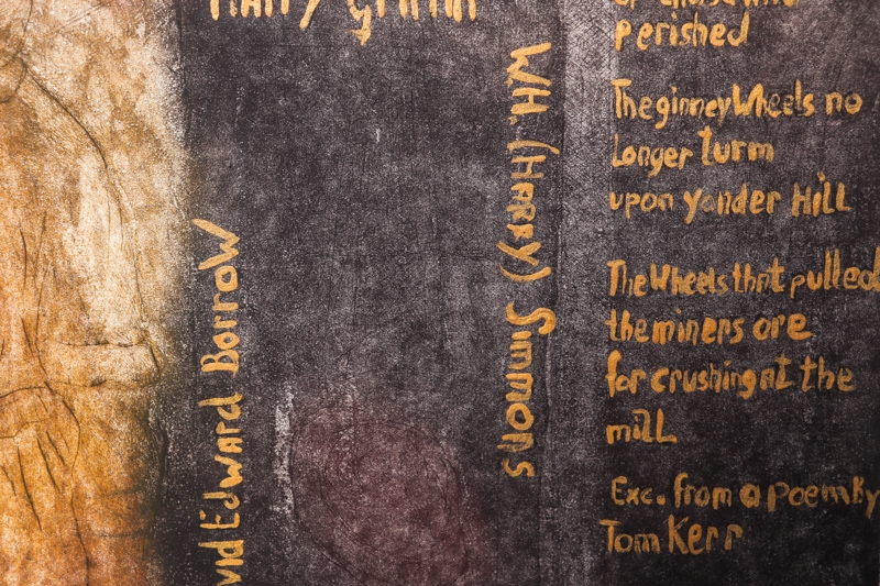 Artwork by Gunther Deix, Miners Ghost, Made of lithograph on paper