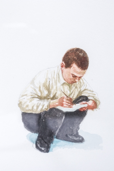 Artwork by Graeme Drendel, Drawn from Life, Made of watercolour on paper