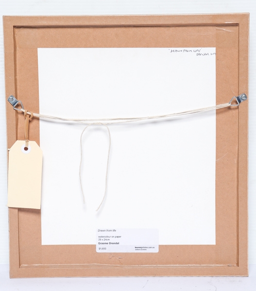 Artwork by Graeme Drendel, Drawn from Life, Made of watercolour on paper