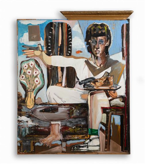 The golden shoe by Angel Vergara, 1986