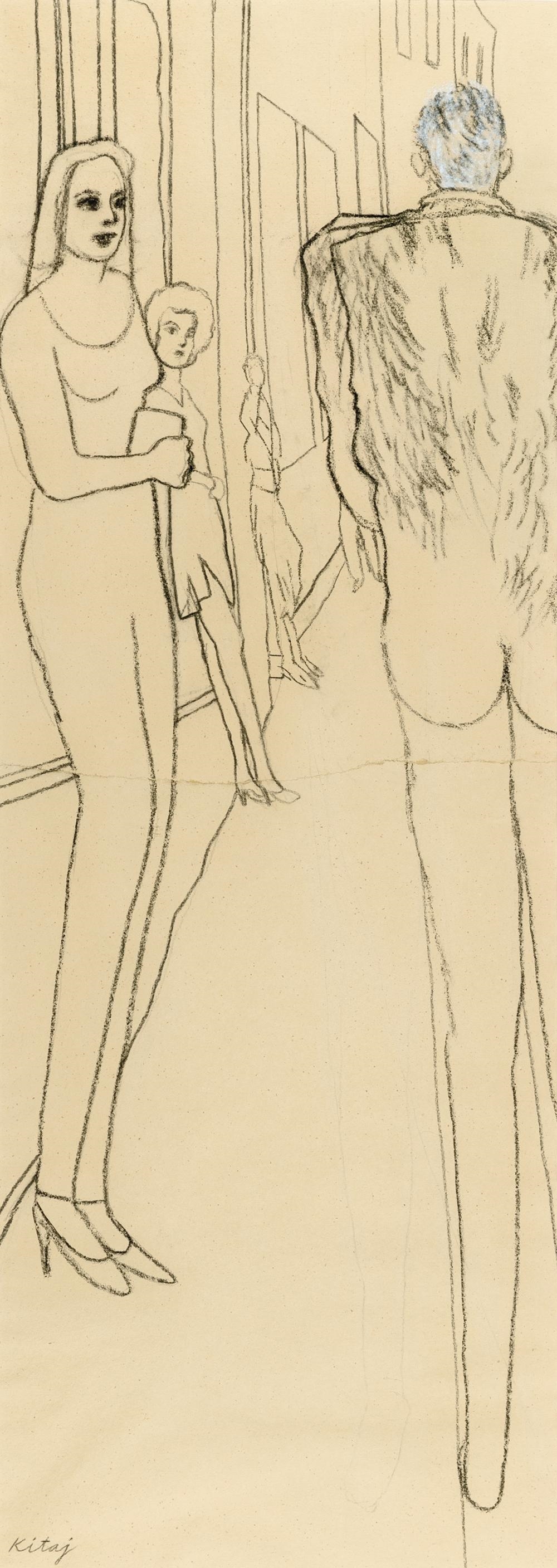 R. B. Kitaj | After Baudelaire (1988) | MutualArt