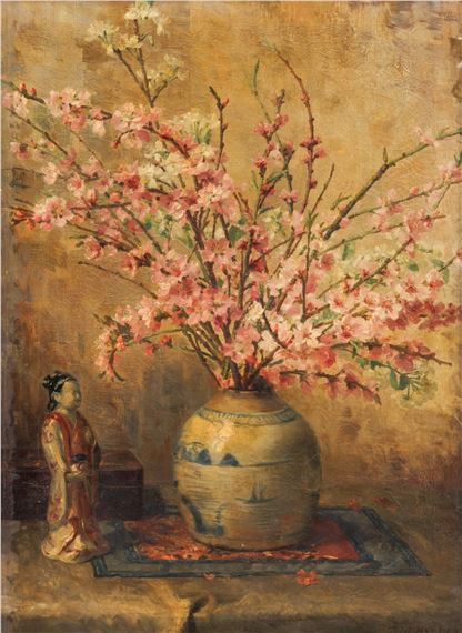 Jozef De Belder | Still life with flowers | MutualArt