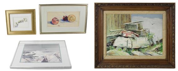 Oil on Canvas and Watercolors - Bernard Gerstner