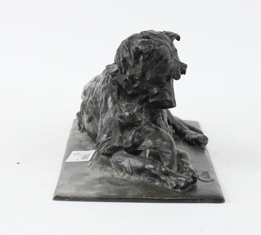 Artwork by Charles Paillet, Les Deux Amis (The Two Friends), Made of Bronze Sculpture