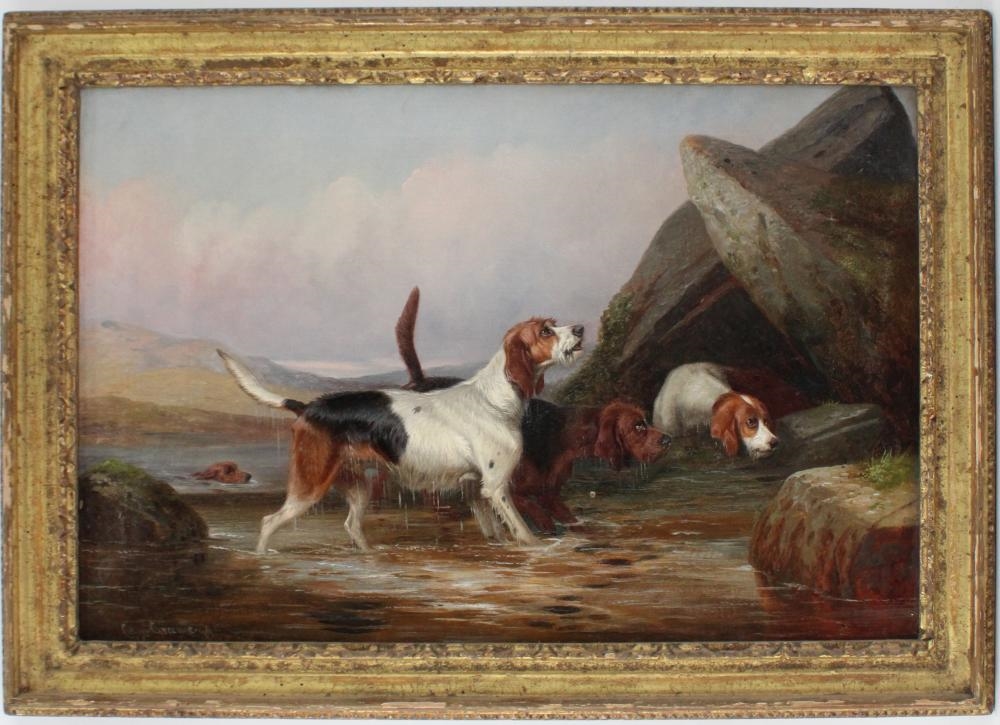 Colin Graeme Roe | Foxhounds on Scent (1899) | MutualArt