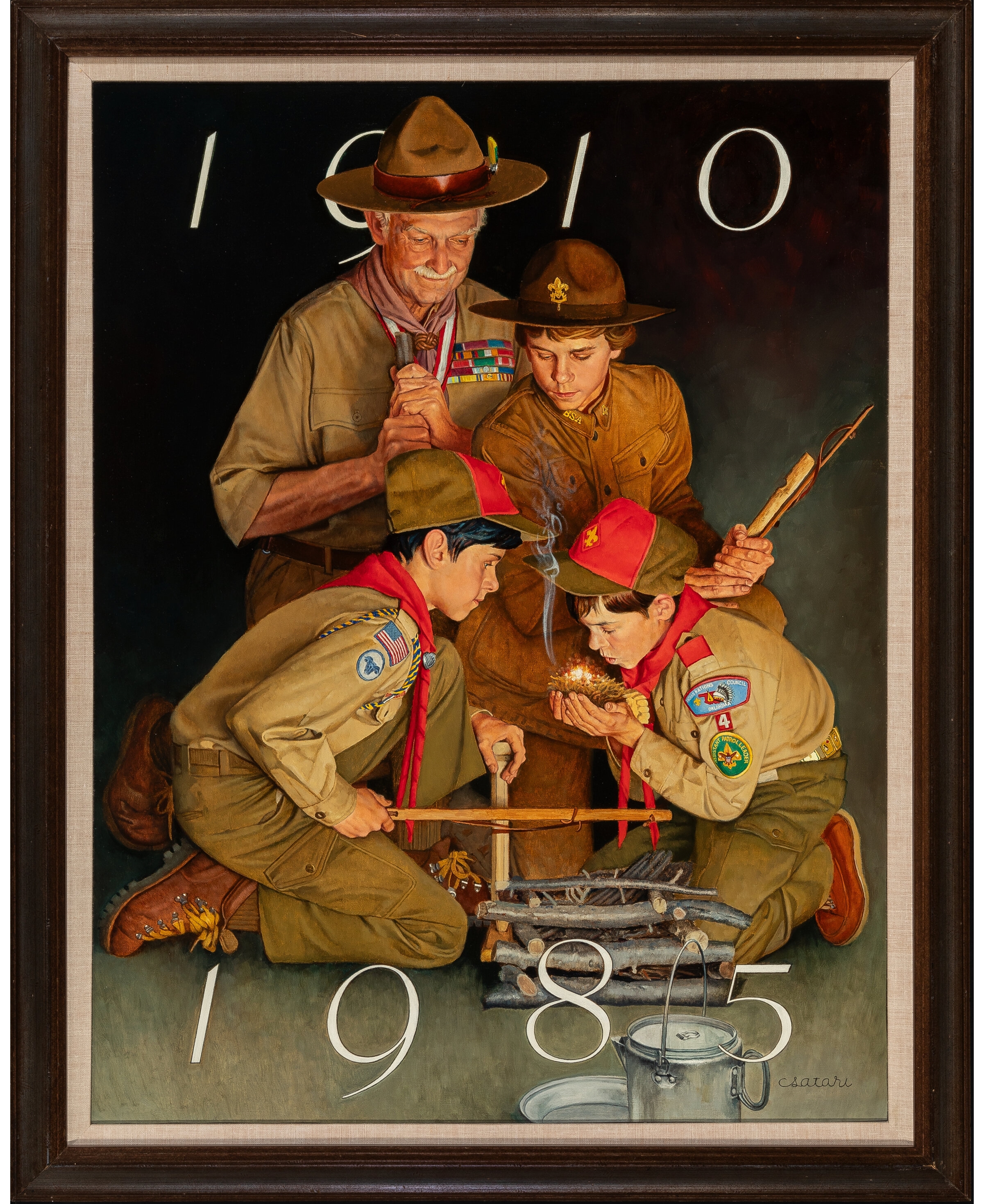 Joseph Csatari | The Spirit Lives On (1985) | MutualArt