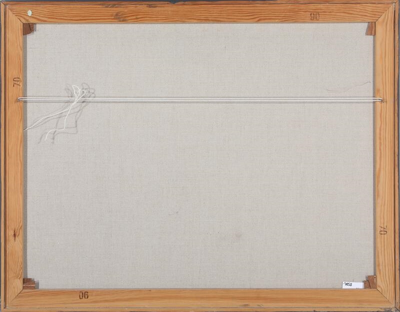 Artwork by Ulrik Hoff, Sommermorgen med regn - Asserbo, Made of Oil on canvas