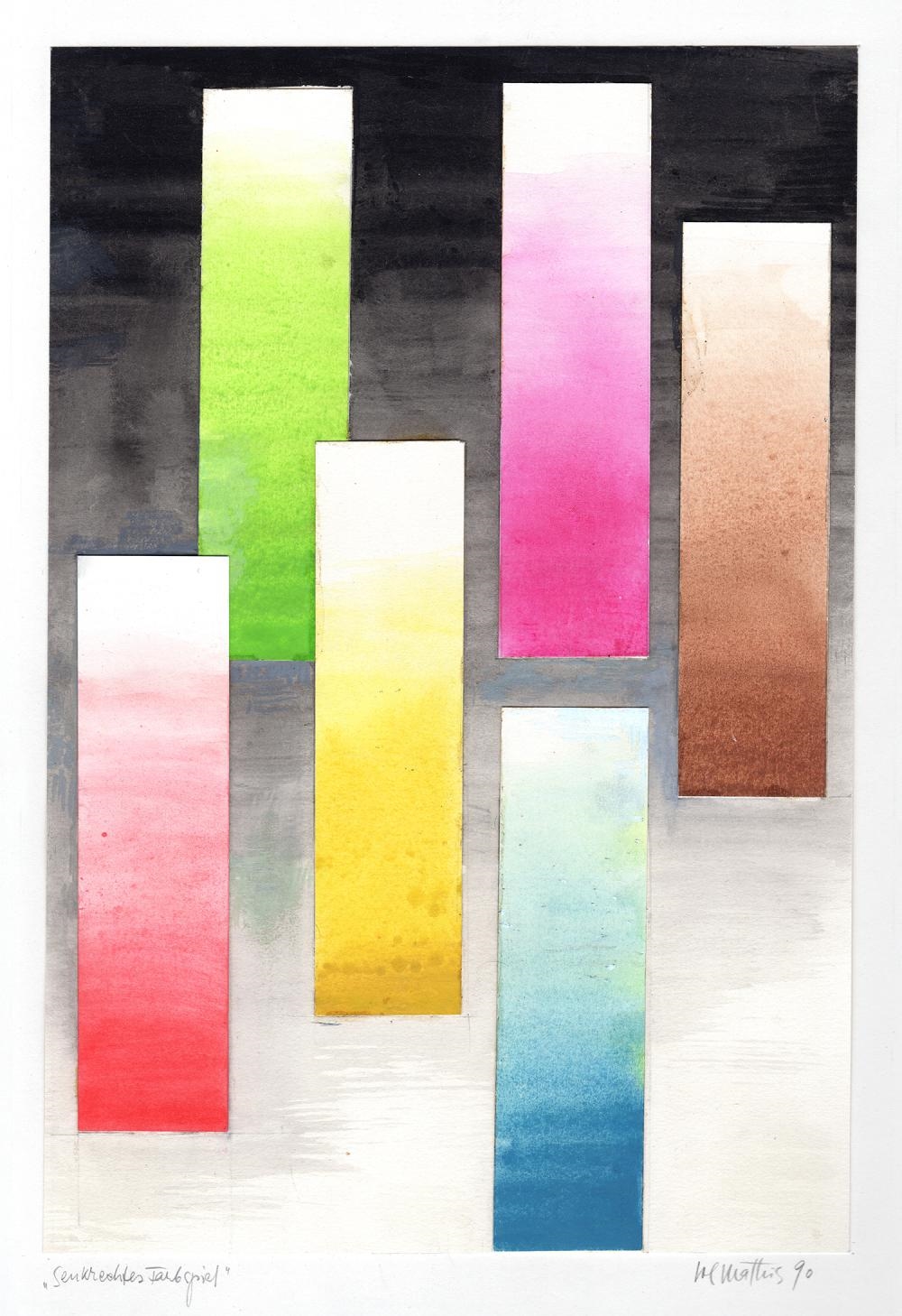 Josef Johann Mathis | Vertical Color Scheme (Senkrechtes Farbspiel ...