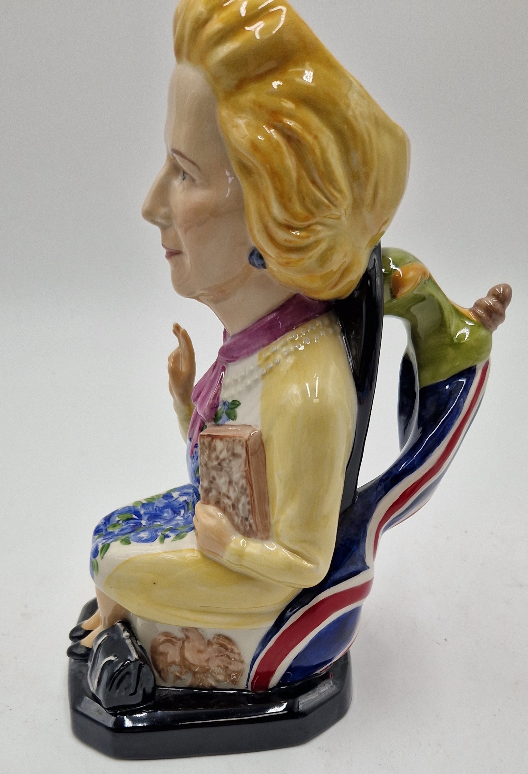Artwork by Kevin Francis Ceramics, KEVIN FRANCIS CERAMICS TOBY JUG "MARGARET THATCHER, Made of CERAMICS