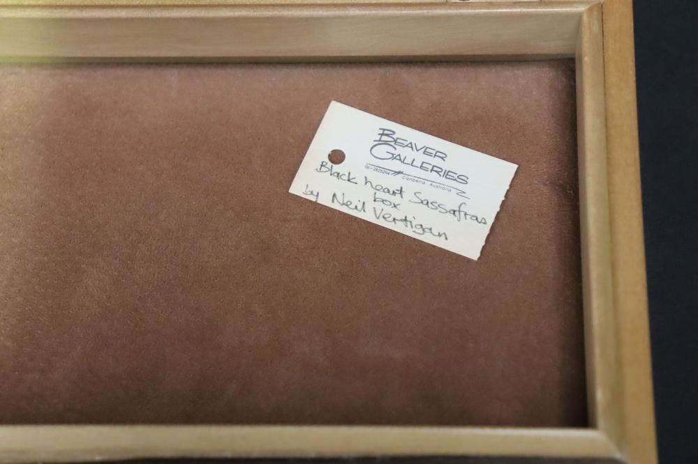 Beaver | Black Heart Sassafras wood box by Neil Vertigan. Ex Beaver ...