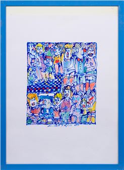 5 cm x 30 cm. Blatt ca. 64 - Michel Godjevac