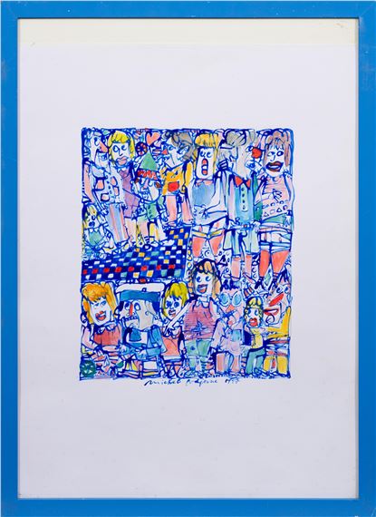 5 cm x 30 cm. Blatt ca. 64 - Michel Godjevac