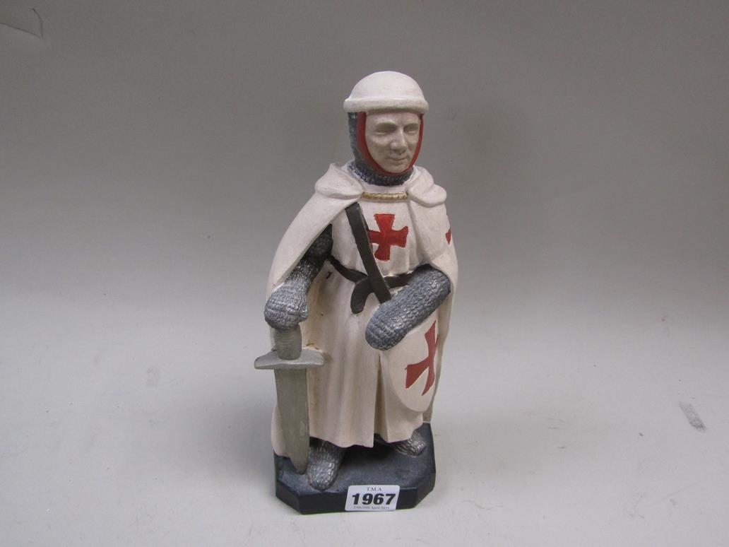St. George | PLASTER FIGURE OF A KNIGHT ST. GEORGE cms H | MutualArt