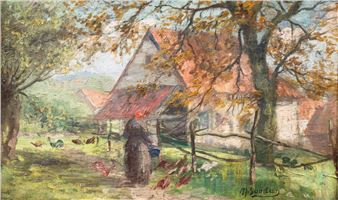 view of a farm - Maurice Soudan