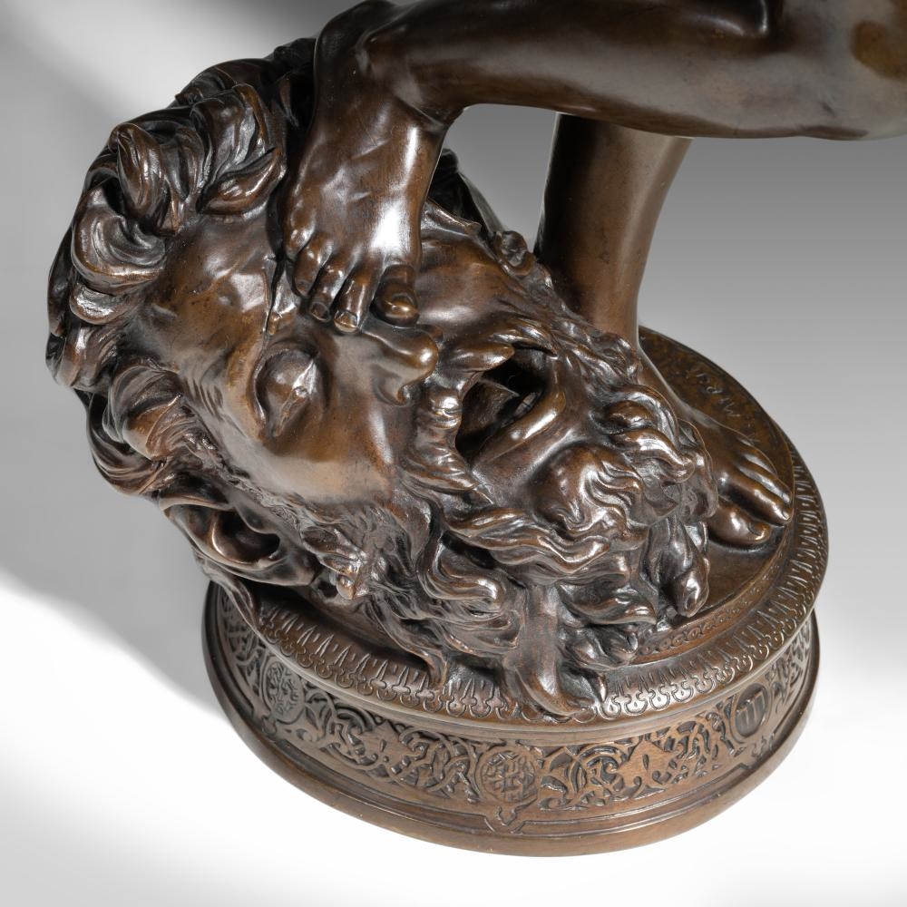 Marius-Jean-Antonin Mercié | David Vainqueur de Goliath | MutualArt