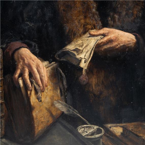 Léon Brunin | the portrait of a Renaissance scholar | MutualArt