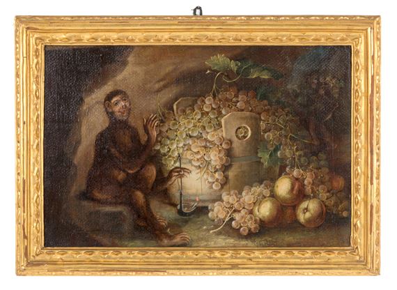 Monkeys with fruit by Francesco Malagoli