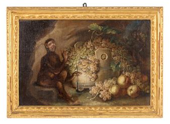 Monkeys with fruit - Francesco Malagoli