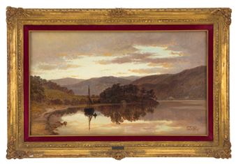 Lake landscape - Luigi Steffani