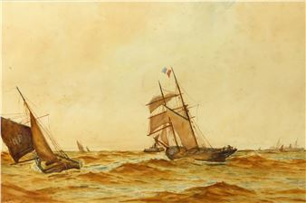 Pair; Nautical scenes - Robert Allensmore Lowe