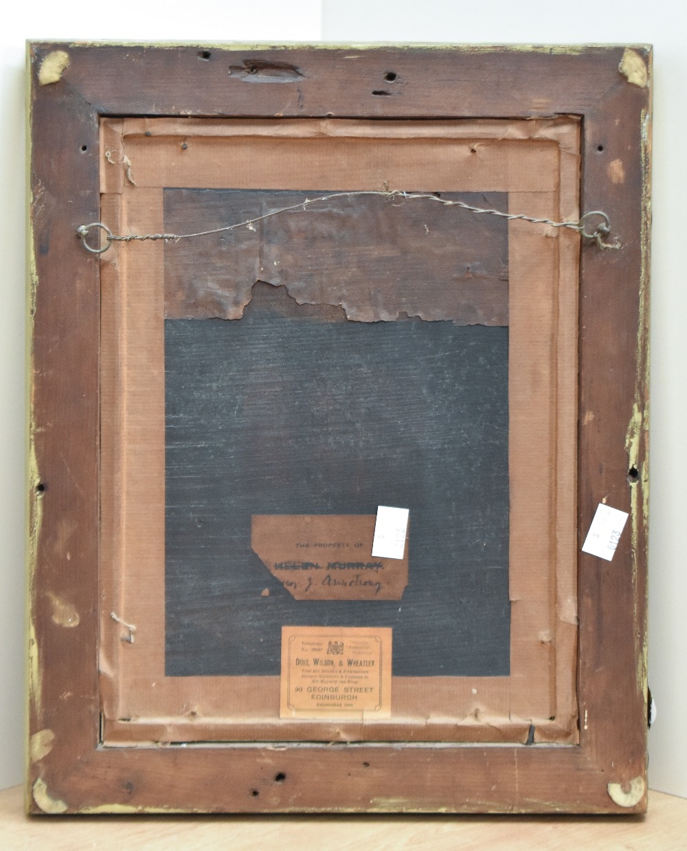 Artwork by JR, portrait of a young girl resting against a tree, Made of oil on panel