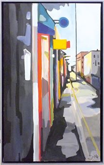 1998-2001 Studium an der Fachhochschule für Gestaltung und Bühnenbild, Bayreuth, von 2001-2006 Kunstakademie Nürnberg, Freie Malerei als Meisterschülerin, 2004 Preis des Kunstvereins Bayreuth für junge Kunst, 2000 Preis der Messe für junge Kunst Leipzig, zahlreiche Ausstellungsbeteiligungen im In- und Ausland u.a. 2017 The London Art Fair, 2016 Context | Art Miami, 2016 London Art Fair Islington, London, 2015 Knight Webb Gallery, London - Juliane Hundertmark