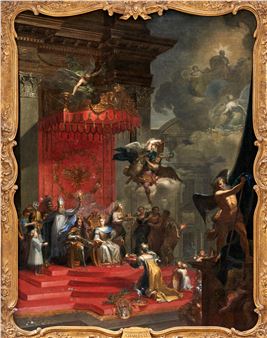 An Allegory of the Coronation of Emperor Charles VI as King of Bohemia - Johann Georg Böhm