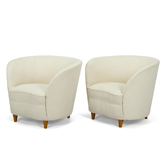 Elna Kiljander, a pair of 1930's armchairs for Mobilia by Elna Kiljander, 1930