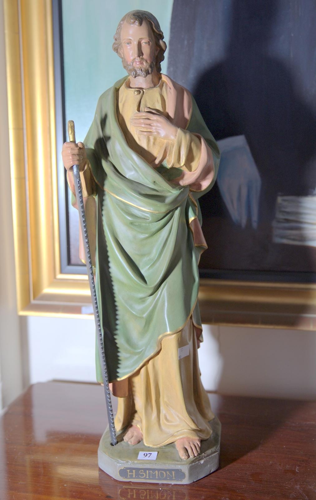 H. Simon | Large Antique Figure | MutualArt