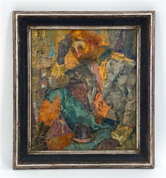 George Russin | Abstract portrait of a man | MutualArt