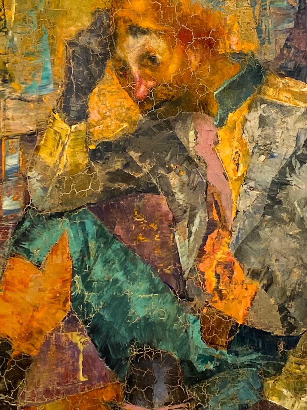 George Russin | Abstract portrait of a man | MutualArt