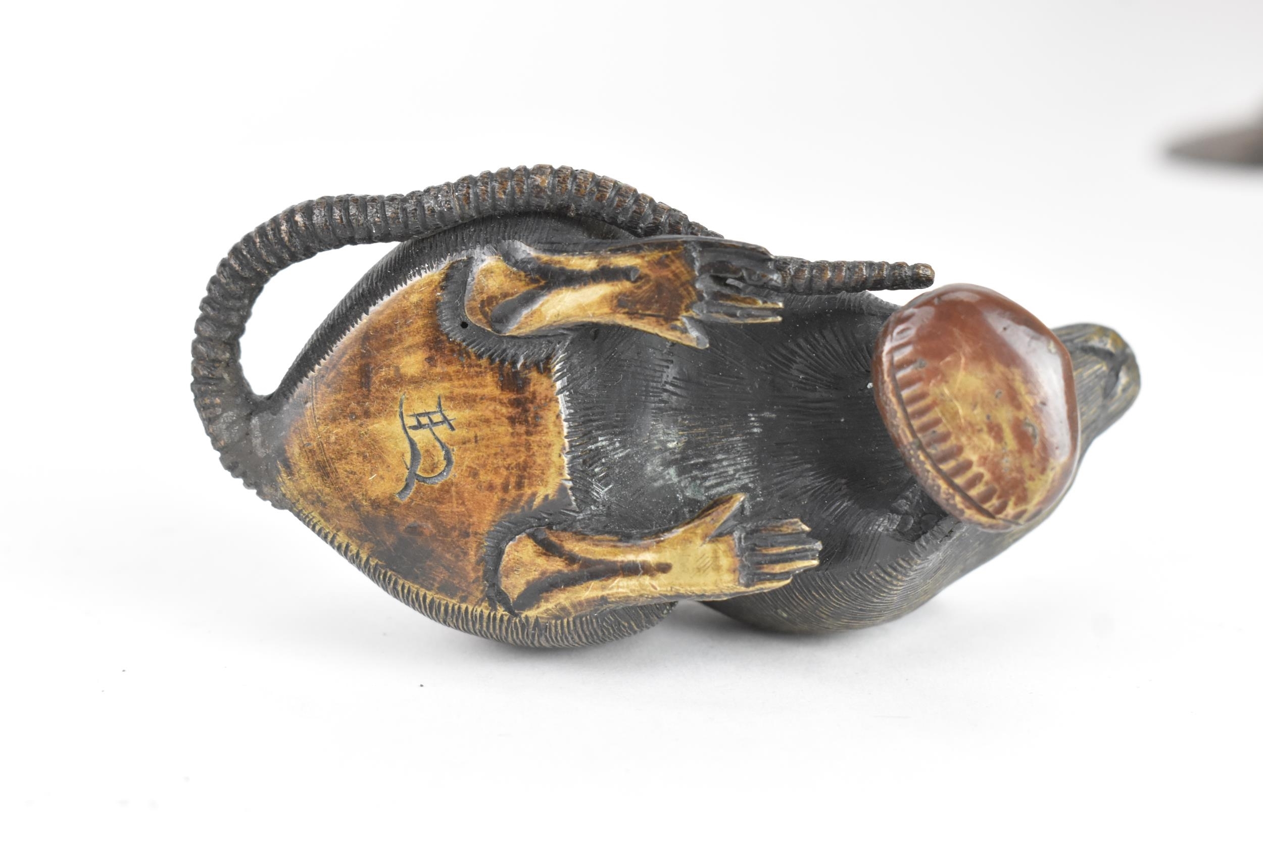 Okimono | Two Japanese Meiji period bronze Okimono of Rats | MutualArt