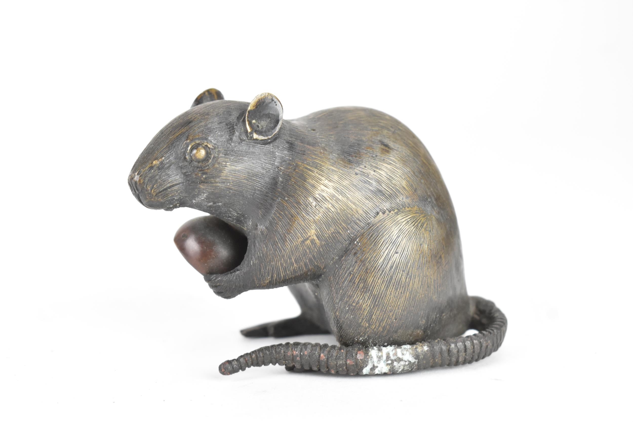 Okimono | Two Japanese Meiji period bronze Okimono of Rats | MutualArt