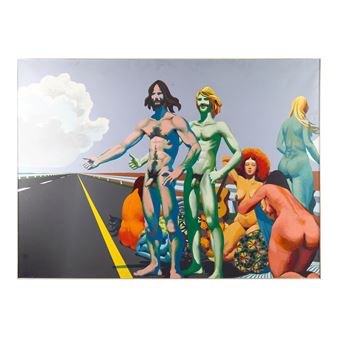 Autostop d’epoca, 1974 - Agostino Raff (20th Century)