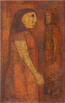 FIGURA EN OCRE - Leónidas Gambartes