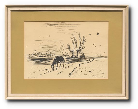 193. Kůň na pastvě by Vojtěch Sedláček, 1953