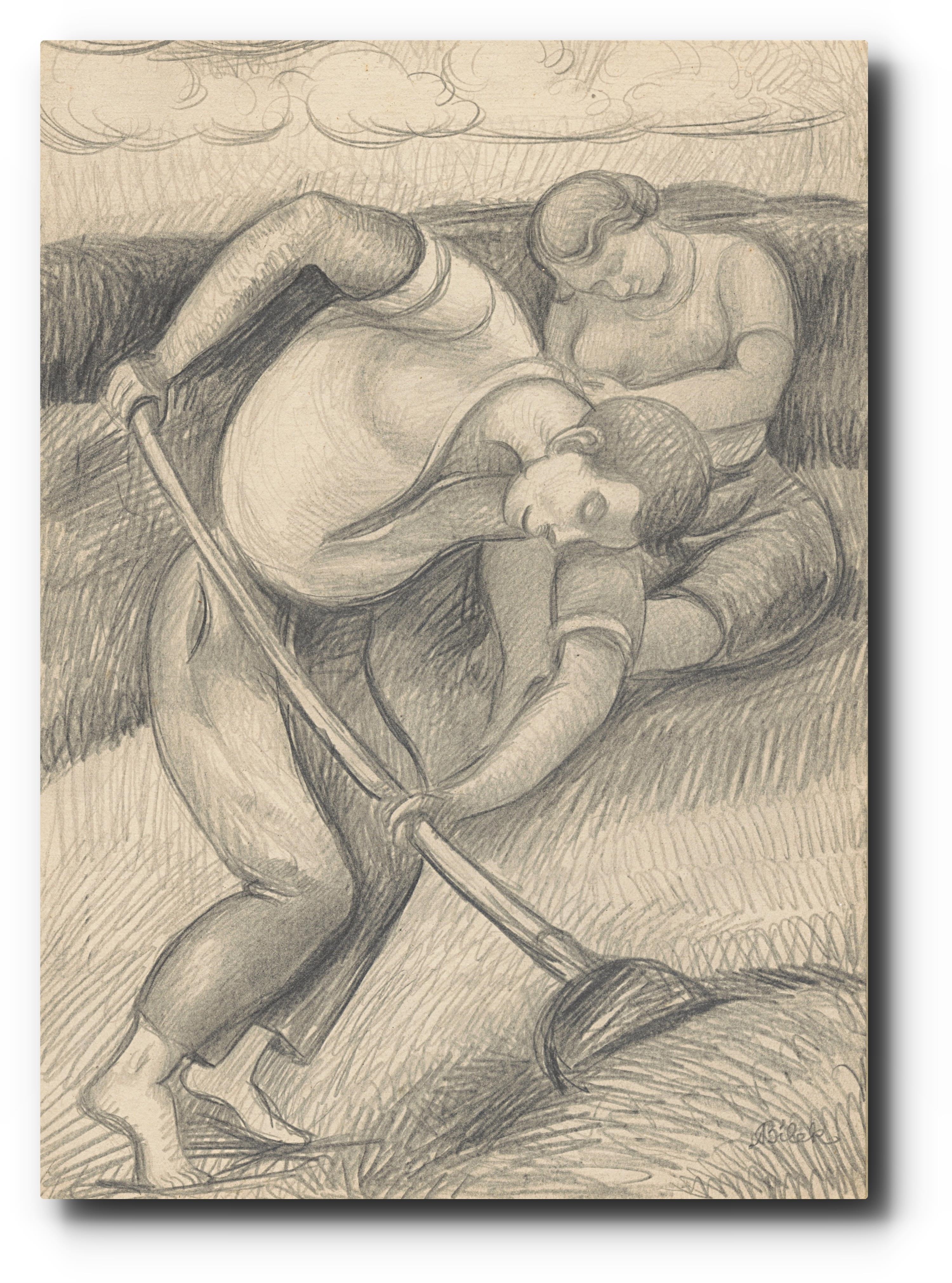 Artwork by Alois Bílek, 262. Na poli, Made of drawing