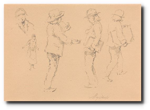 220. Studie mladíka by Josef Václav Myslbek