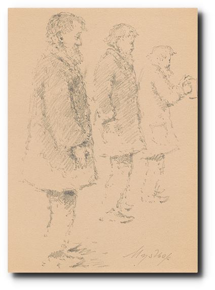 243. Tři muži by Josef Václav Myslbek