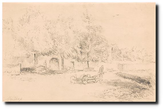 299. Práce u domu by Josef Václav Myslbek