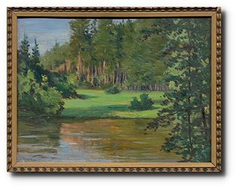 31. Vodní hladina u lesa - Ondrej Harlas